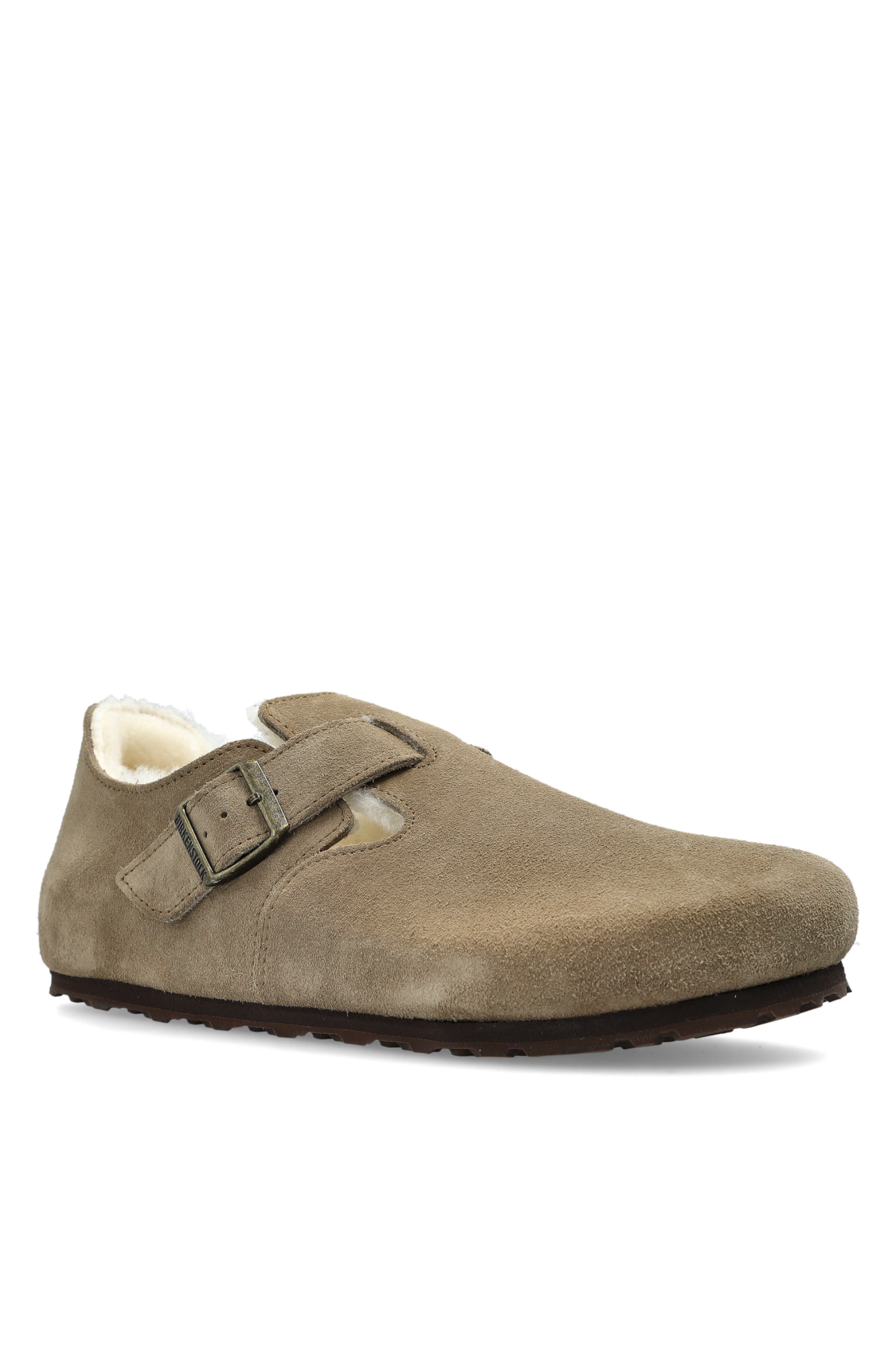 Birkenstock 'London Shearling' suede shoes | Women's | Vitkac